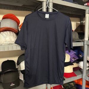 NWOT Port & Company Blue Athletic Unisex Top Size S